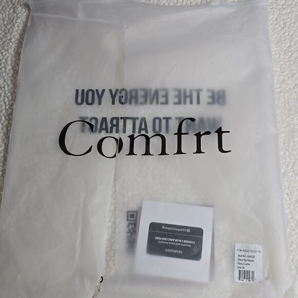 917 New Comfrt Cloud Zip Hoodie Latte Sz XL - Picture 6 of 7